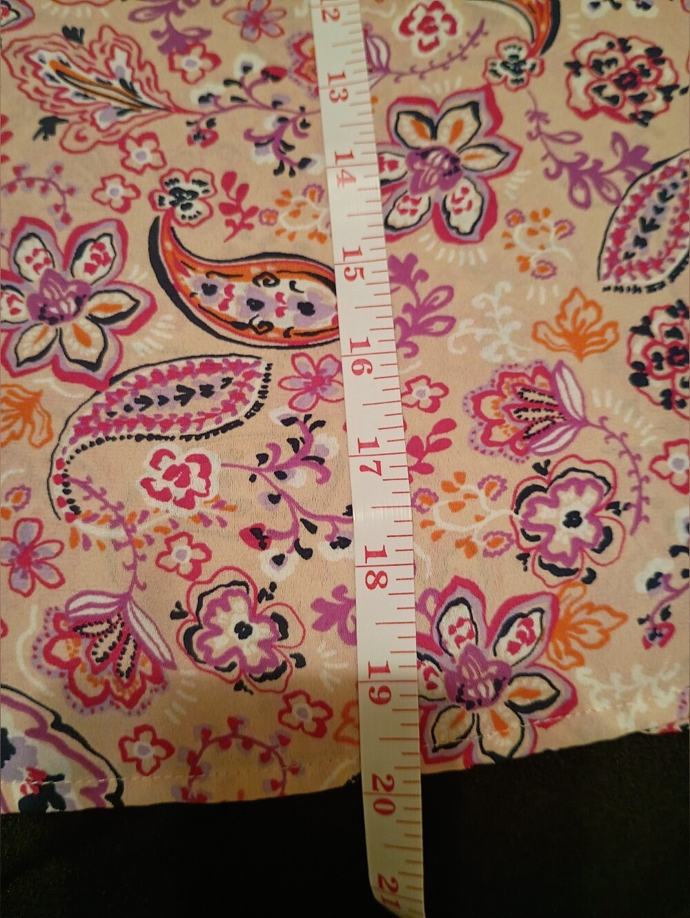 LOFT Small Petite Floral Paisley Sleeveless Tank Top - Picture 4 of 9